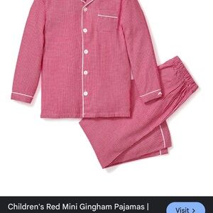 Kids' Classic Red Checkered Pajama Set